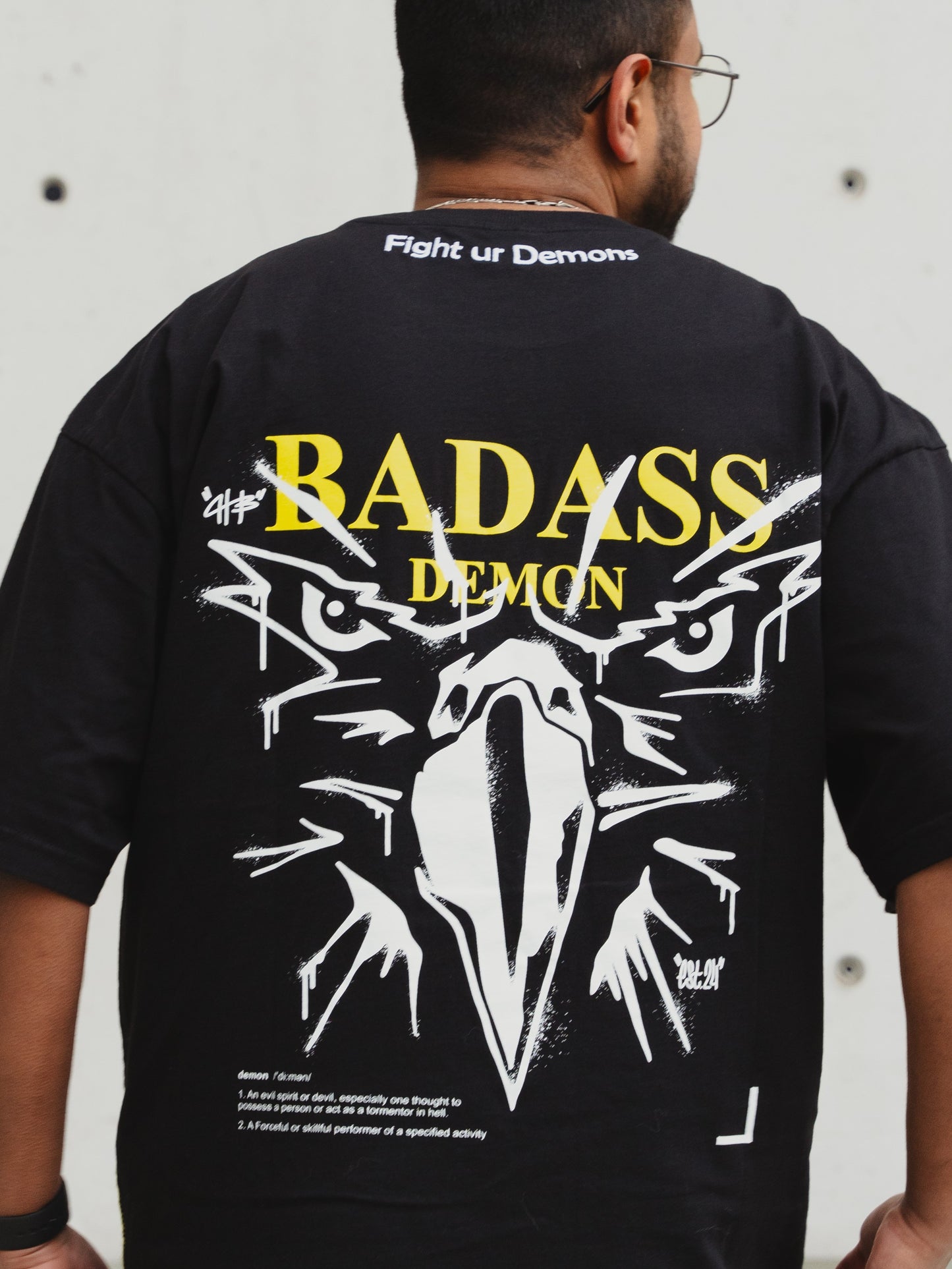 T-Shirt Oversized - Fight ur Demons